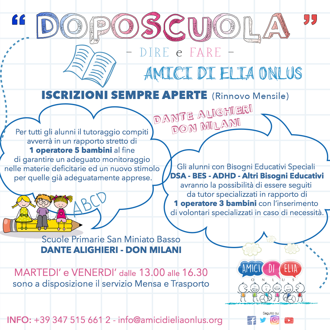 DOPOSCUOLA “DIRE e FARE”